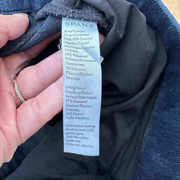 Women's SPANX Twilight Rinse Jean-ish® Ankle Leggings Size XL - Picture 12 of 15